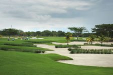 Río Hato, Panamá (MAYO 20, 2014): Hermosa vista general del hoyo 6 del Buenaventura Golf Club durante una ronda de práctica previa al Lexus Panama Classic, primer evento del NEC Series-PGA TOUR Latinoamérica que se celebra en Panamá (Enrique Berardi/PGA TOUR)