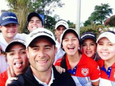 Selfie Equipo Venezuela & Coach Daniel Escalera (cortesía Alejandra Mauri)