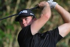 LA ROMANA, REPÚBLICA DOMINICANA (MAYO 17, 2014): El estadounidense Chris Gilman durante la tercera ronda del Dominican Republic Open en el campo Teeth of the Dog in Casa de Campo. (Enrique Berardi/PGA TOUR)