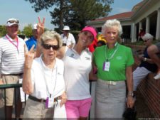 Belén con representantes de la Federación Española de Golf en Pinehurst