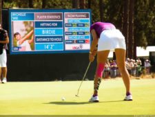 Michelle Wie birdie al 18