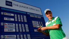 Irlandés Leblanc se coronó en el Junior Open en Inglaterra (cortesía The Junior Open)