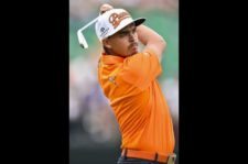 Rickie Fowler en te del hoyo 4 (Stuart Franklin / Getty Images)