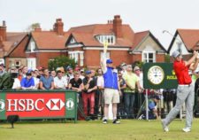 Jordan Spieth en hoyo 3 (cortesía Stuart Franklin / Getty Images)