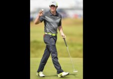 Rory McIlroy en hoyo 5 (cortesía Stuart Franklin / Getty Images)