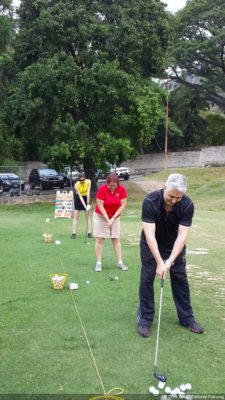 Carlos Fraga haciendo unos Swings en el CCC