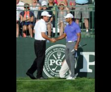 Phil Mickelson & Tiger Woods (cortesía PGA / Thomas J. Russo - Getty Images)