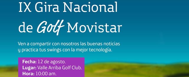 Clínica física de golf inicia IX Gira Nacional de Golf Movistar