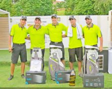 Mike Dunne, Luis Picard-Ami y Carlos Raul Barriga; Campeones del Faydola Invitational 2014