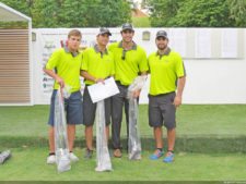 Mike Dunne, Luis Picard-Ami y Carlos Raul Barriga; Campeones del Faydola Invitational 2014