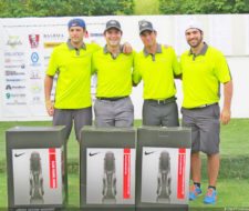 Mike Dunne, Luis Picard-Ami y Carlos Raul Barriga; Campeones del Faydola Invitational 2014