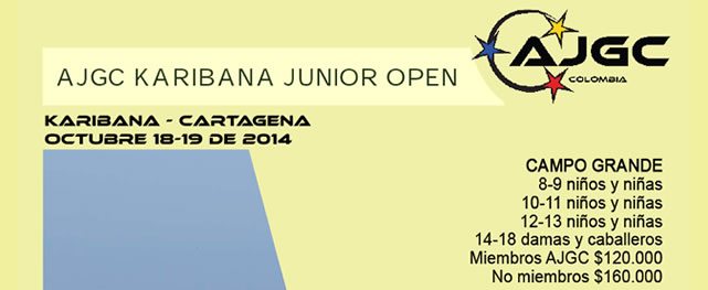 Cierre de inscripciones AJGC Karibana Junior Open