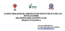 ENG-FVG da Clínica de Actividades para organización y desarrollo de la Escuela de Golf del MCC