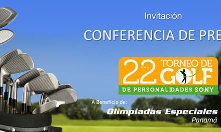 Invitación a la rueda de prensa del 22avo Torneo de Golf de Personalidades Sony