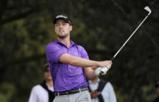 BOGOTA, COLOMBIA - OCTOBER 4: Alex Moon the US tees off on the eighth hole during the third round of the Arturo Calle Colombian Classic Presentado por Avianca at Pueblo Viejo Country Club on October 4, 2014 in Bogota, Colombia. (Enrique Berardi/PGA TOUR)