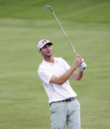 BOGOTA, COLOMBIA - OCTOBER 4: Nicholas Lindheim the US hits from the 17th hole fairway during the third round of the Arturo Calle Colombian Classic Presentado por Avianca at Pueblo Viejo Country Club on October 4, 2014 in Bogota, Colombia. (Enrique Berardi/PGA TOUR)