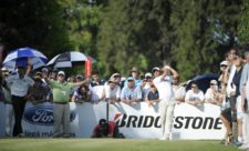 BUENOS AIRES, ARGENTINA (OCT. 25, 2014) - El argentino Rafael Echenique durante la ronda final de la Bridgestone America's Golf Cup que concluyó este domingo en Olivos Golf Club. (Enrique Berardi/PGA TOUR)