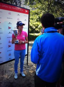 Azahara Muñoz conquista el Open de Francia 2014 (Cortesía Ladies European Tour-LET - Tristan Jones)