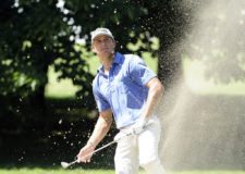 BUENOS AIRES, ARGENTINA - (OCT. 22, 2014) - El estadounidense William Kropp en el hoyo 8 durante el Pro-Am de la Bridgestone America's Golf Cup en Olivos Golf Club. (Enrique Berardi/PGA TOUR)