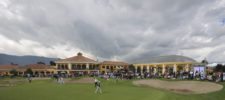 BOGOTA, COLOMBIA - OCTOBER 5: The green at the 18th hole during the final round of the Arturo Calle Colombian Classic Presentado por Avianca at Pueblo Viejo Country Club on October 5, 2014 in Bogota, Colombia. (Enrique Berardi/PGA TOUR)