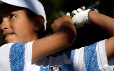 Un niño prodigio del golf Argentino se roba los titulares
