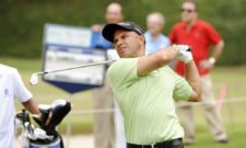 RIO DE JANEIRO, BRASIL (NOV. 9, 2014) El argentino Ariel Cañete pega su tiro de salida en el hoyo 2 durante la ronda final del Aberto do Brasil / Aberto do Atlântico presented by Credit Suisse Hedging-Griffo en Gavea Golf and Country Club. (Enrique Berardi/PGA TOUR)