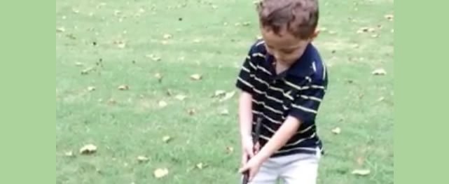 Video: César Daniel de swing completo con su drive en Izcaragua