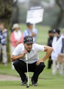 LIMA, PERU (NOV. 1, 2014) - El argentino Julián Etulain durante la tercera ronda del Lexus Perú Open presentado por Scotiabank en el campo de Los Inkas Golf Club. (Enrique Berardi/PGA TOUR)