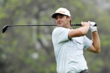 LIMA, PERU (NOV. 1, 2014) - El canadiense Derek Gillespie pega su tiro de salida en el tee del hoyo 11 durante la tercera ronda del Lexus Perú Open presentado por Scotiabank en el campo de Los Inkas Golf Club. (Enrique Berardi/PGA TOUR)