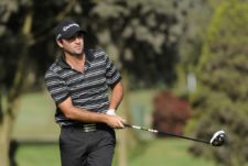 LIMA, PERU - NOVEMBER 2: Sebastian Saavedra of Argentina tees off on the 16th hole during the final round of the Lexus Perú Open presentado por Scotiabank at Los Inkas Golf Club on November 2, 2014 in Lima, Peru. (Enrique Berardi/PGA TOUR)