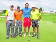 Gabriel Vallarino, Joaquín Arango, Iván Carvajal y Luis Carlos Escalona