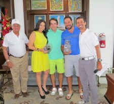 Gilberto Pérez, Anabelle Narbona, Jean Pierre De Roux, Luigi Bemporad (ganadores del 1er. Gross) y Miguel Ordoñez