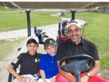 Ramón Silva con Federico y Virgilio Paz (foto Fairway)