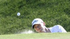 BUENOS AIRES, ARGENTINA (DIC. 6, 2014) - El estadounidense Tyler McCumber en el hoyo 14 durante la tercera ronda del 109º VISA Open de Argentina presentado por Peugeot. Este evento es el último de la temporada 2014 del PGA TOUR Latinoamérica. (Enrique Berardi/PGA TOUR)