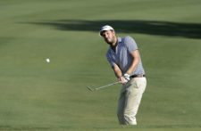 BUENOS AIRES, ARGENTINA (DIC. 4, 2014) - El italiano Jacopo Mazzola en el fairway del hoyo 14 durante la primera ronda del 109º VISA Open de Argentina presentado por Peugeot. Este evento es el último de la temporada 2014 del PGA TOUR Latinoamérica. (Enrique Berardi/PGA TOUR)