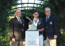 El ganador con los directivos de la USGA - Gentileza: LAAC/Enrique Berardi.