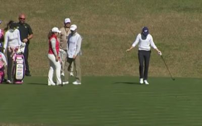 Video, baile de Paula Creamer haciendo Hoyo-en-Uno