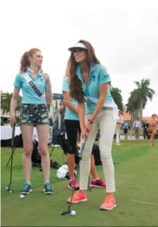 El Golf sedujo a las más bellas del mundo (cortesía Reuters/Miss Universe Organization)