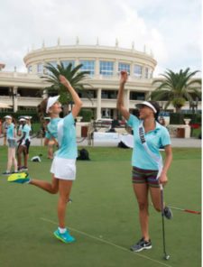 El Golf sedujo a las más bellas del mundo (cortesía Reuters/Miss Universe Organization)