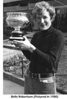 Belle Robertson 1980 (cortesía www.carnoustiegolflinks.co.uk)