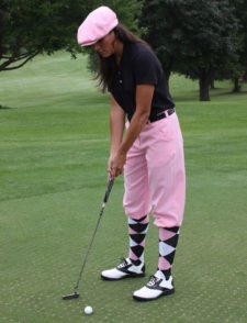 “Fashionismo” en los campos de golf (cortesía www.pinterest.com)