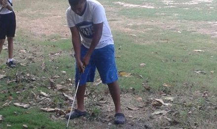 Caraballeda montó su Escuela de Golf para socios y locales