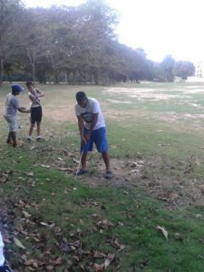 Caraballeda montó su Escuela de Golf para socios y locales