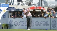 CÓRDOBA, ARGENTINA - APRIL 18: Angel Cabrera of Argentina tee off on the first hole during the third round of the 84Â° Abierto OSDE del Centro presentado por Fiber Corp at Córdoba Golf Club on April 18, 2015 in Córdoba, Argentina. (Enrique Berardi/PGA TOUR)