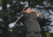 CÓRDOBA, ARGENTINA - APRIL 16: Angel Cabrera of Argentina tee off on the 12th hole during the first round of the 84° Abierto OSDE del Centro presentado pro Fiber Corp at Córdoba Golf Club on April 16, 2015 in Córdoba, Argentina. (Enrique Berardi/PGA TOUR)