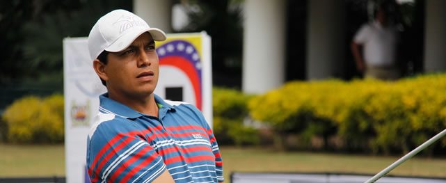 Luis Rojas Líder de los profesionales en la primera ronda del Abierto de Venezuela Copa DIRECTV 2015 Lagunita Country Club