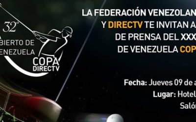 Rueda de Prensa del 32º Abierto de Venezuela