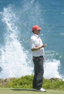 LA ROMANA, REPUBLICA DOMINICANA - JUNIO 5, 2015: El estadounidense Keith Mitchell durante la segunda ronda del Dominican Republic Open en el campo Teeth of the Dog de Casa de Campo en La Romana, República Dominicana. (Enrique Berardi/PGA TOUR)