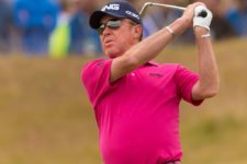 Spaniard Miguel Angel Jimenez fired a 1-under 69 on Thursday (cortesía USGA)