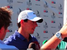 Rory McIlroy en la sala de prensa luego de su 66 (-4) (Foto Fairway)